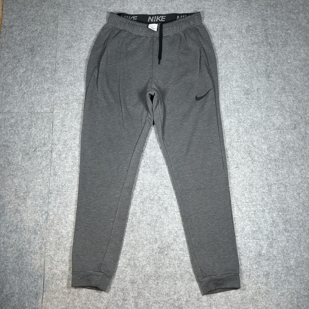 Nike Dri-FIT Sweatpants Mens Medium(30x28) Grey Joggers Tapered Athletic